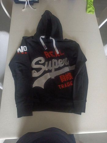 Sweat à capuche Superdry noir taille M