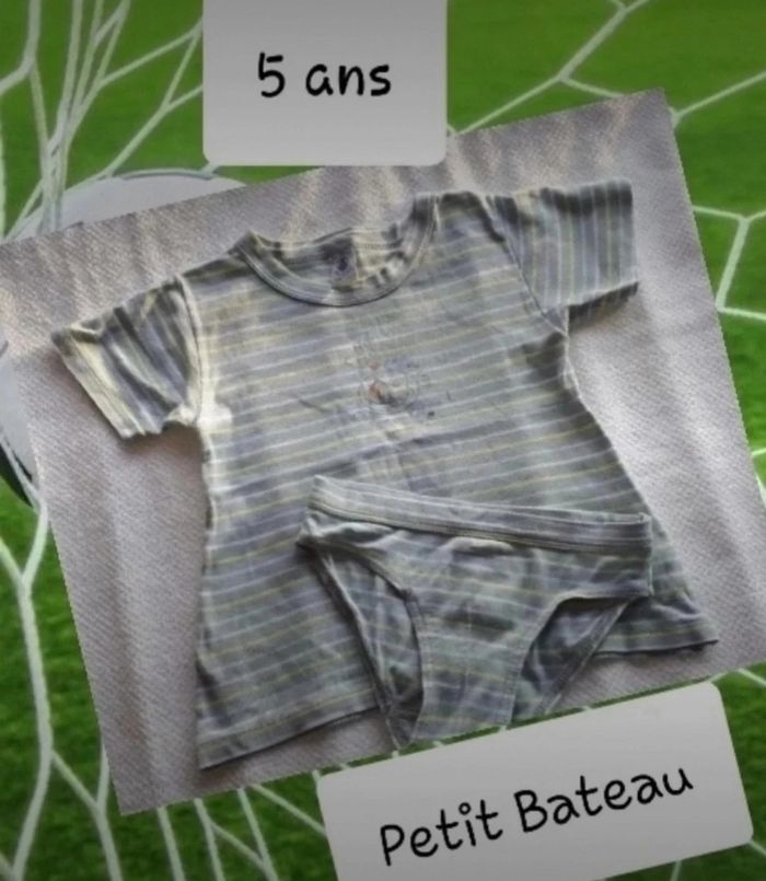 💚 Ensemble Petit Bateau (5 ans) 💚