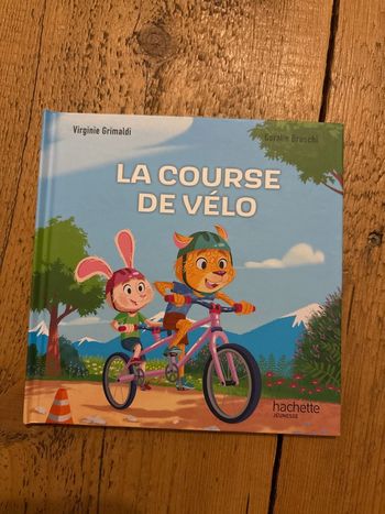 Livre La course de vélo
