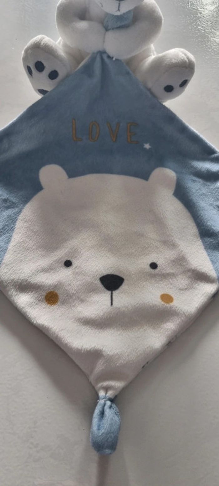 Doudou peluche Ours Neuf - photo numéro 3