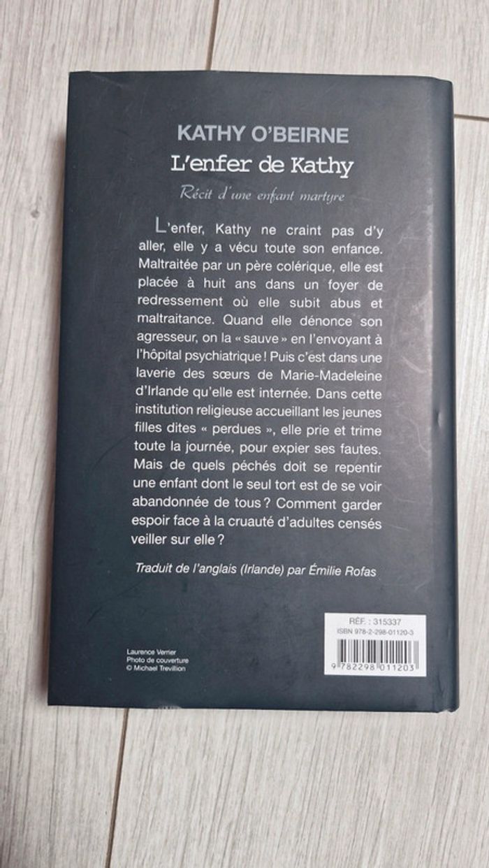 Livre L'enfer de Kathy - photo numéro 2