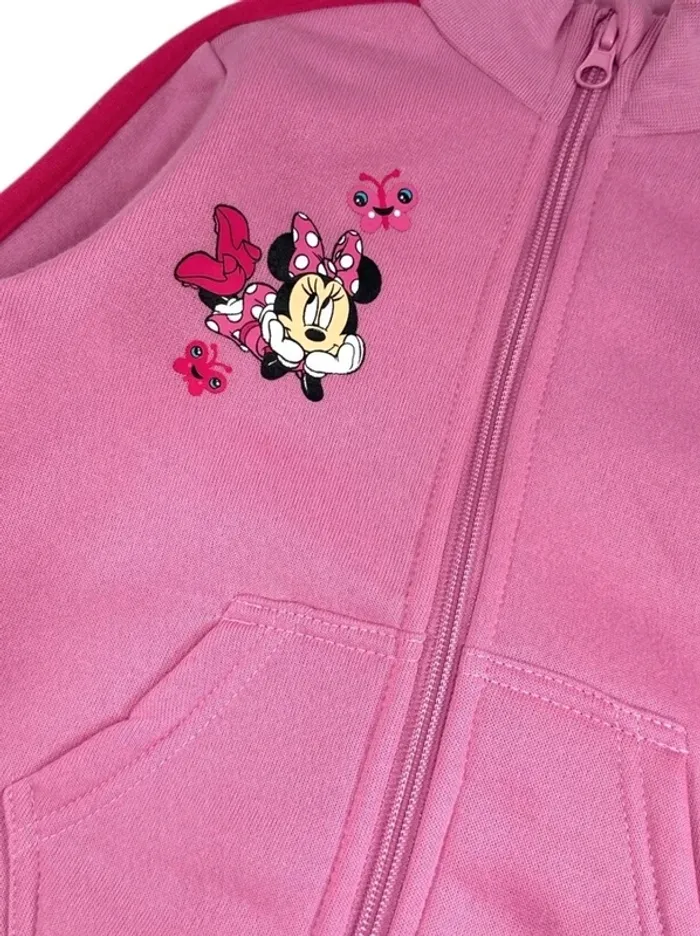 Ensemble Minnie Disney jogging survêtement veste zip neuf 5 ans - photo numéro 4
