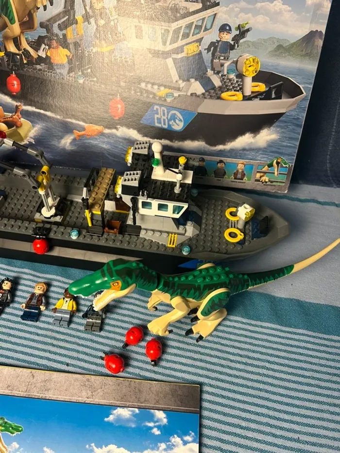 Lego Jurassic World 76942 Baryonyx Dinosaur Boat Escape - photo numéro 4
