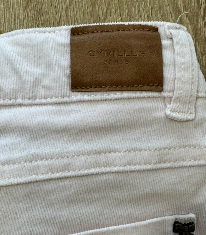 Pantalon velour rose pale Cyrillus - photo numéro 5