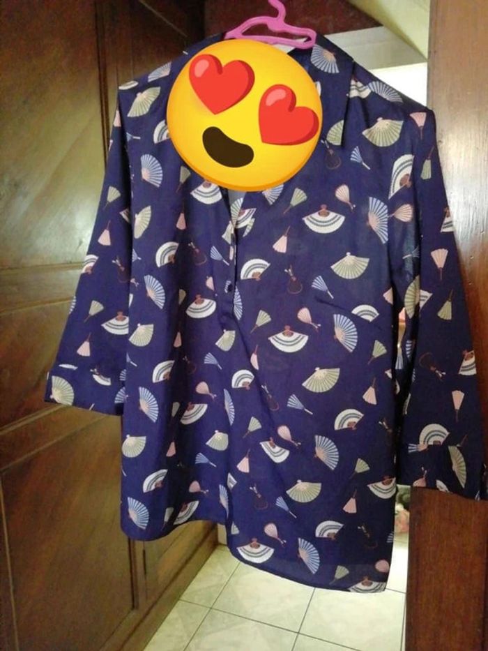 Chemise bleue épouvantail taille L/40 - photo numéro 3