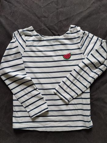 T shirt marinière 6 ans manches longues