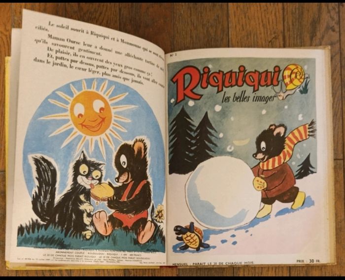 Ancien album Riquiqui les belles images N°1 à 6 1951-1952 - photo numéro 3