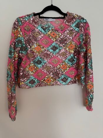 Top hat Zara multicolore sequin 