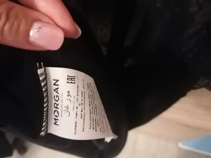 Haut noir Morgan en dentelle taille M - photo numéro 18