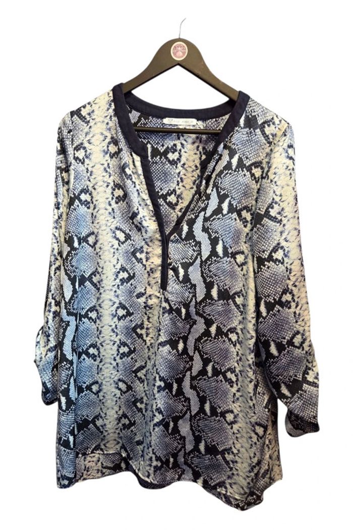 Blouse manches longues fluide et légère T48 Gemo - photo numéro 2