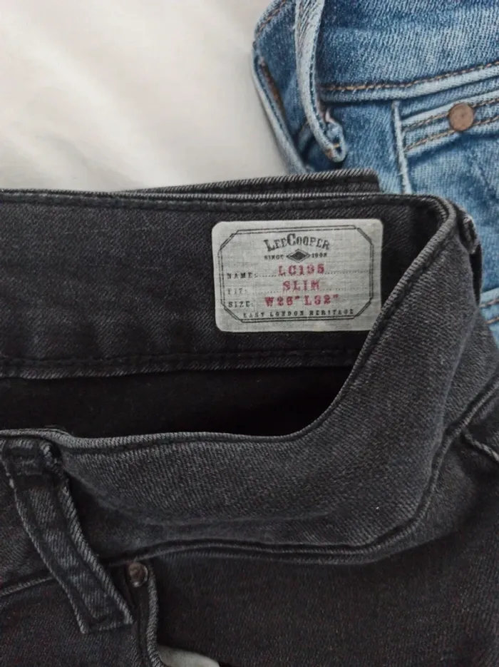 Lot de 3 jeans wrangler W26 L32+ 1 ceinture(lot14) - photo numéro 2