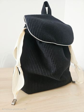 Sac à dos enfant velours côtelé