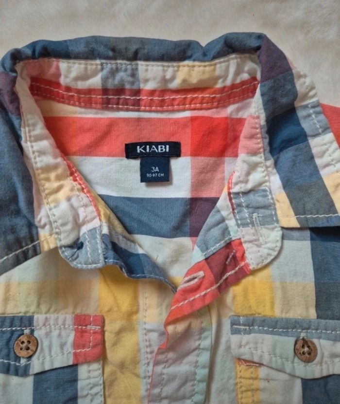 Chemise manches courtes garçon 3 ans Kiabi - photo numéro 4