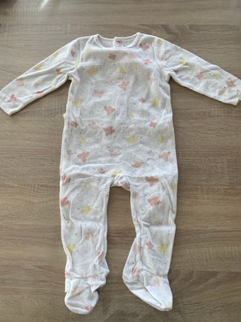 Pyjama blanc jaune rose 18 mois fille