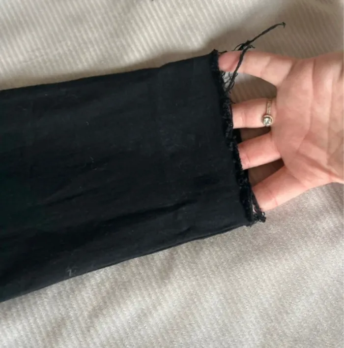 Jeans stradivarius noir tailleL - photo numéro 4