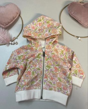 Veste zippée bébé fille - neuf - Dirkje - Taille 0/1 mois 