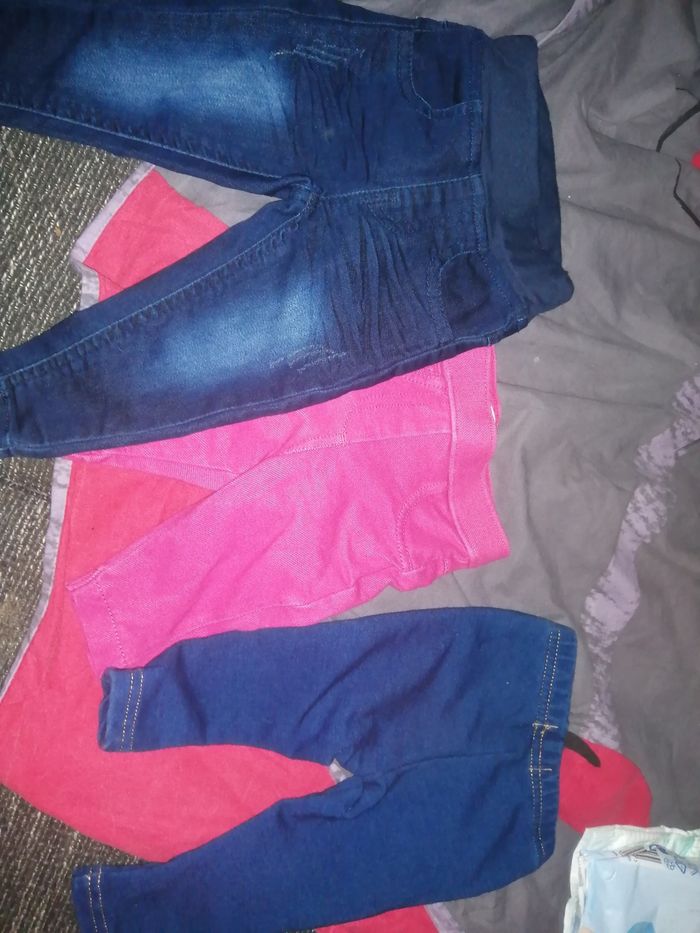 Lot pantalon 3 mois fille - photo numéro 2