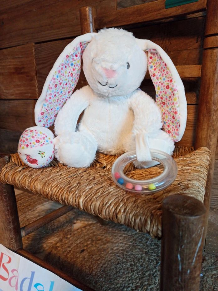 Peluche lapin pommette tbe - photo numéro 3