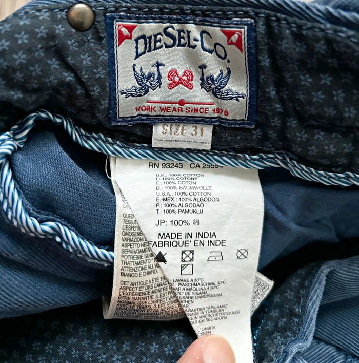 Pantalon chino Diesel - photo numéro 7