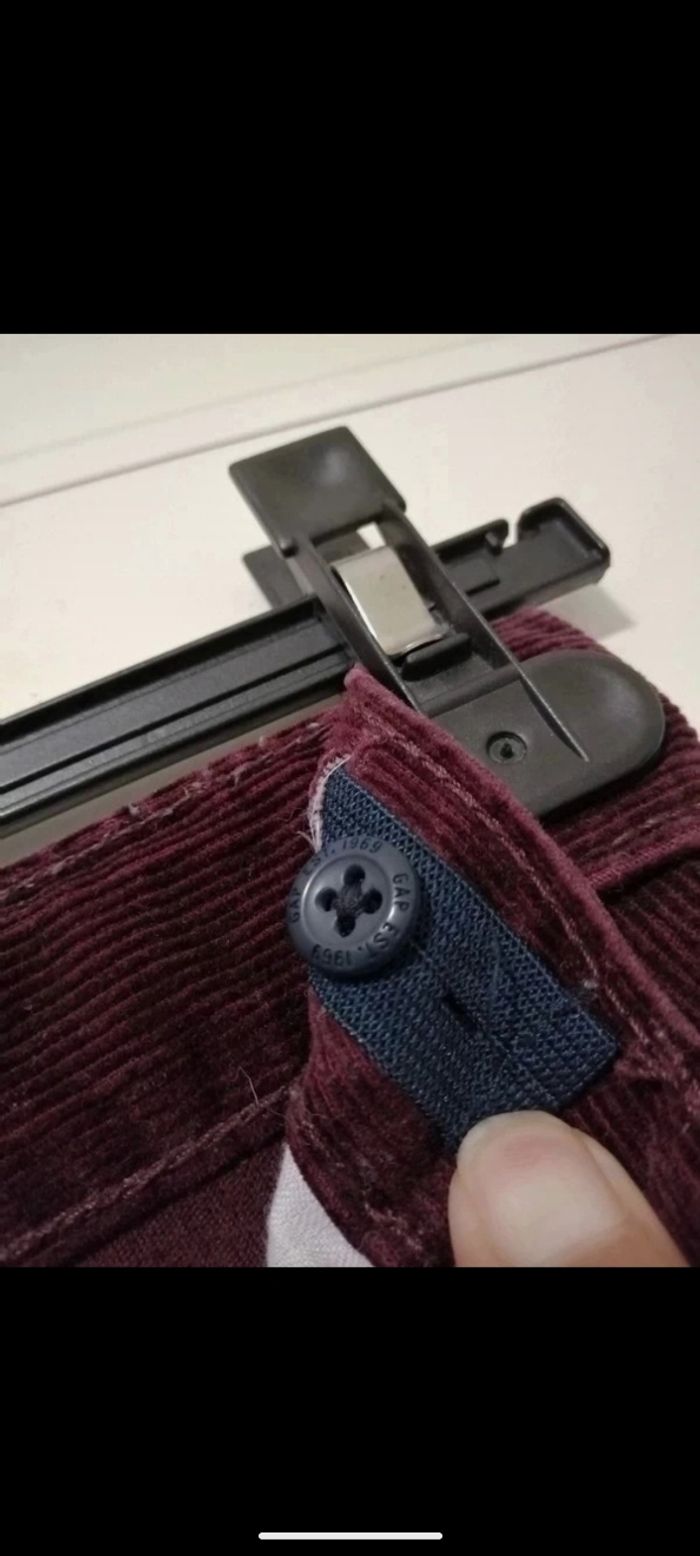Pantalon Gap bordeaux. Taille 10 ans - photo numéro 6