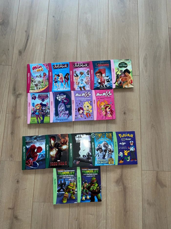 Livre pour enfants à l unité bibliothèque rose, bibliothèque verte