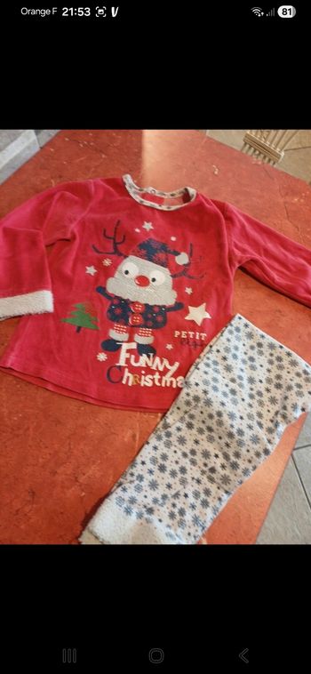 Pyjama fille taille 36 mois