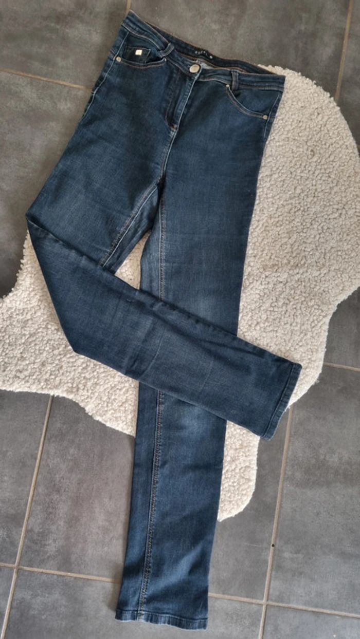 Jean femme Breal t38 M bleu marine