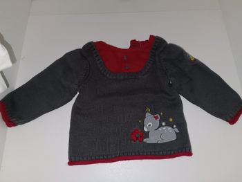 Pull fille 9mois