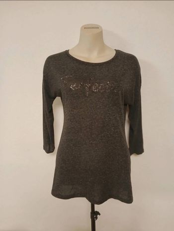 Blouse grise Camaïeu Perfection 