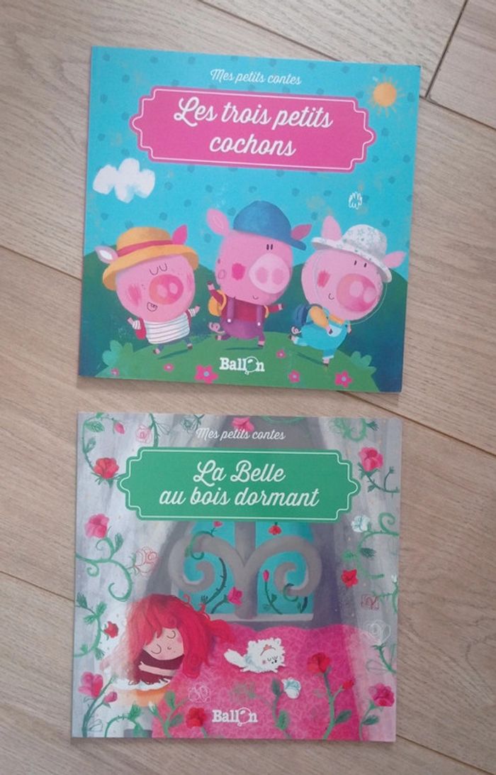 Lot de 2 livres Mes petits contes
