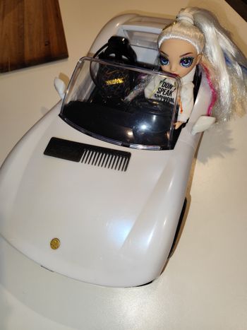 Poupée + voiture rainbow high