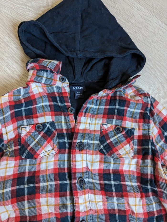 Ensemble bébé Garçon 6 mois jean et chemise - photo numéro 5