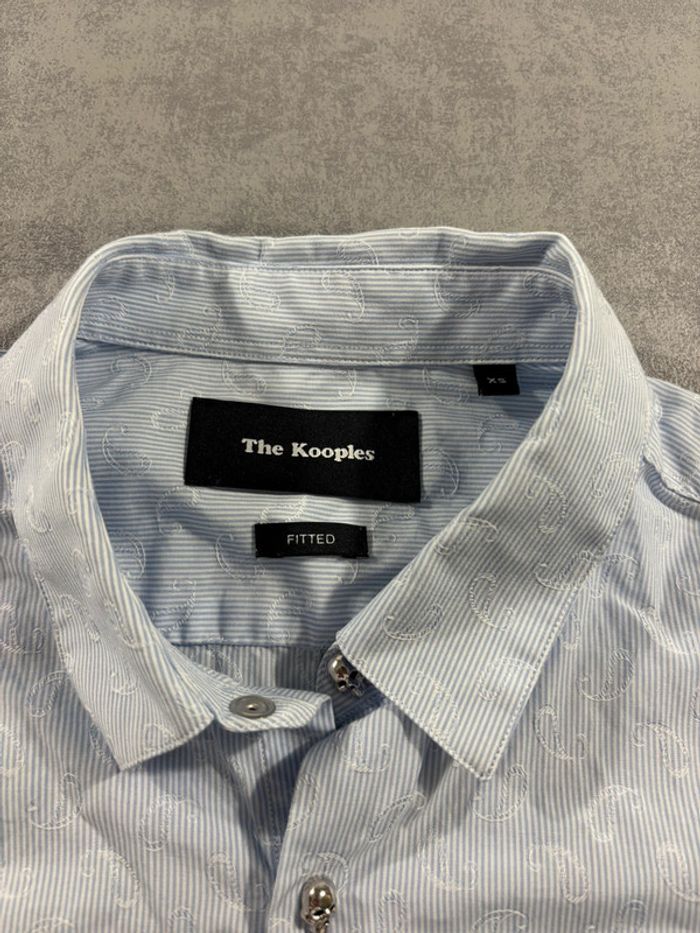Chemise The Kooples Bleu et Blanc Taille XS - photo numéro 5