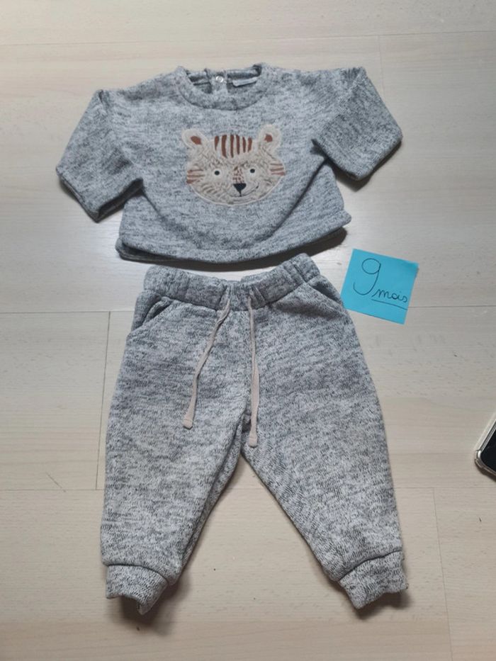 Ensemble gris chiné