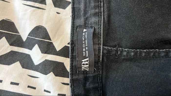 Pantalon slim noir zara - photo numéro 2