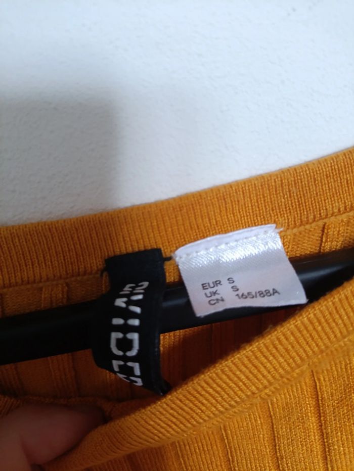 Débardeur côtelé moutarde – Divided (H&M) - photo numéro 4