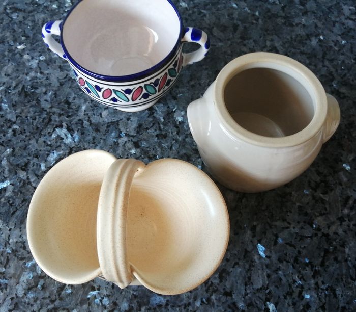 lot de 3 Pots en céramique en très bon état - photo numéro 2