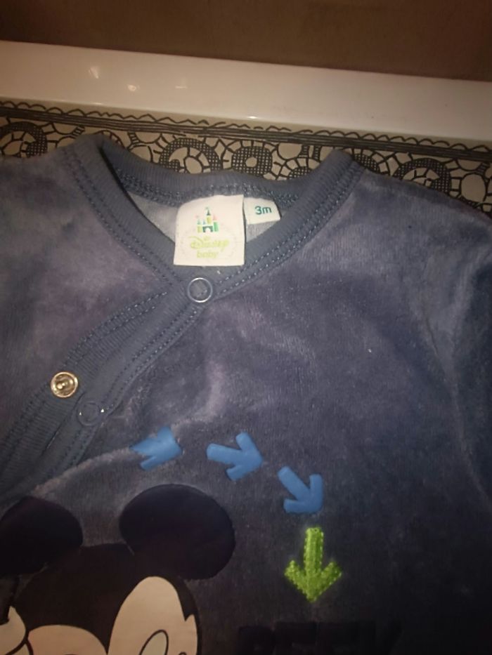 Pyjamas mickey 3mois - photo numéro 2