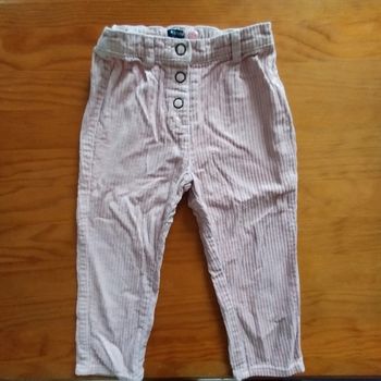 Pantalon velours Kiabi fille 3 ans
