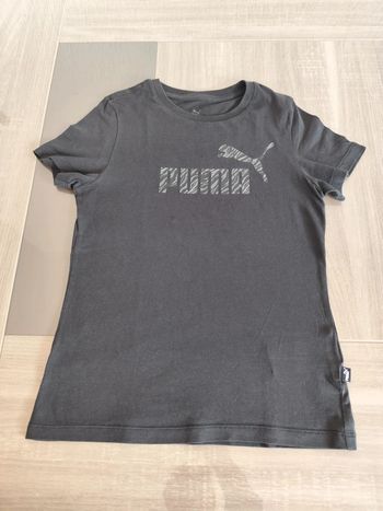 T-shirt noir puma 11/12ans