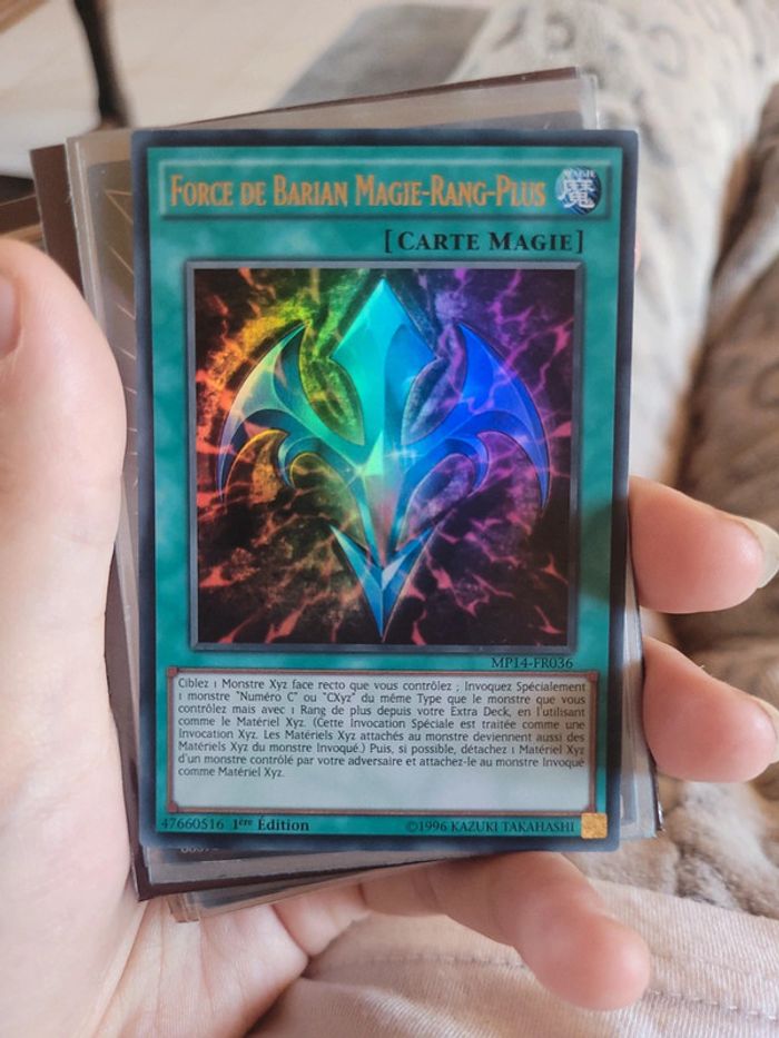 Carte force de barman magie rang plus