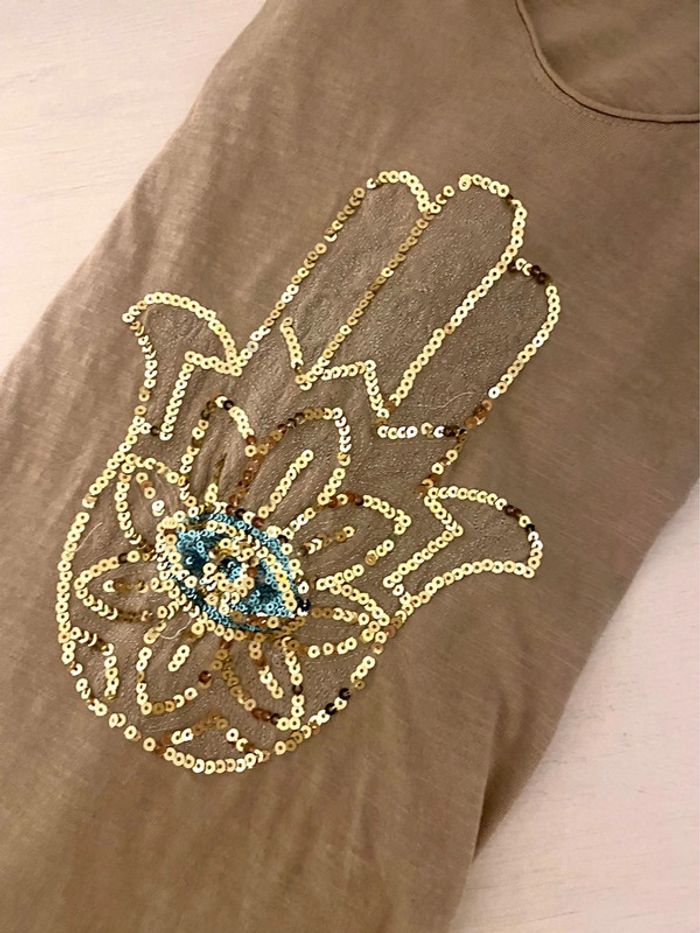 Tee shirt manches longues Main de fatma - photo numéro 2