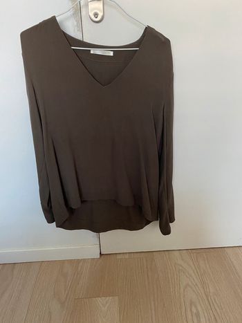 Blouse ML seeUSoon T0 kaki/gris