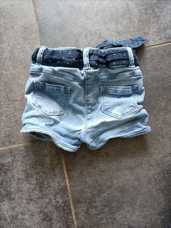 Short en jean stretch ajustable - photo numéro 2