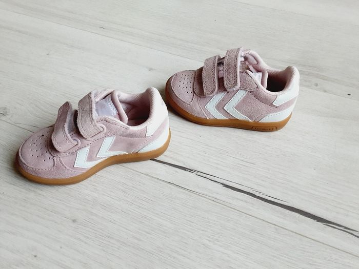 Chaussures enfant bébé baskets rose Hummel pointure 19 - photo numéro 2