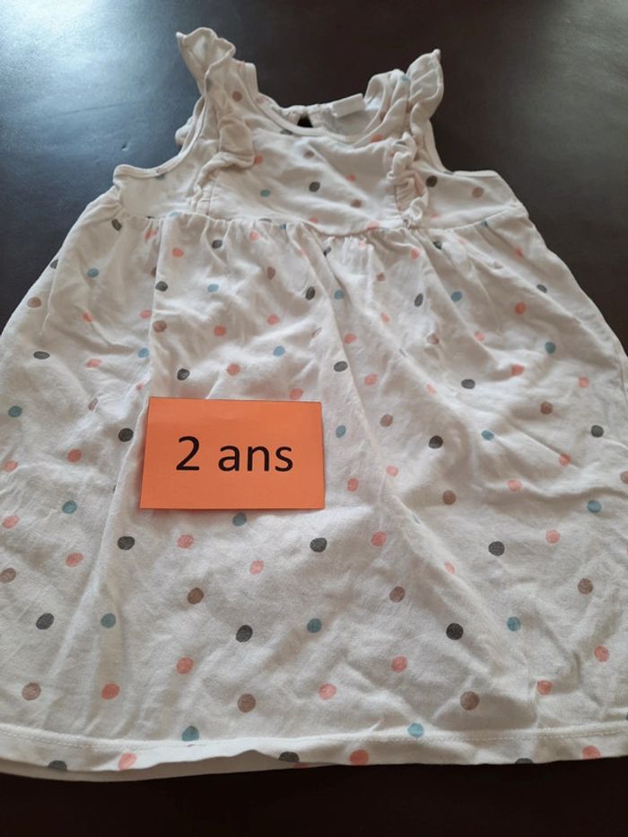 Robe à pois en coton H et M 2 ans
