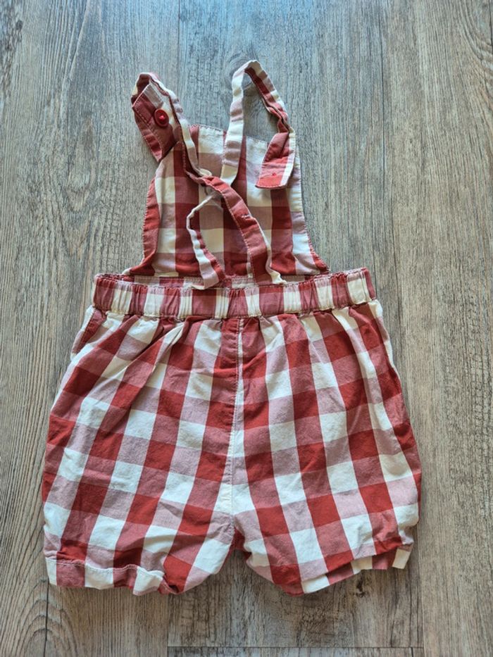 Salopette petit bateau a carreaux - photo numéro 2