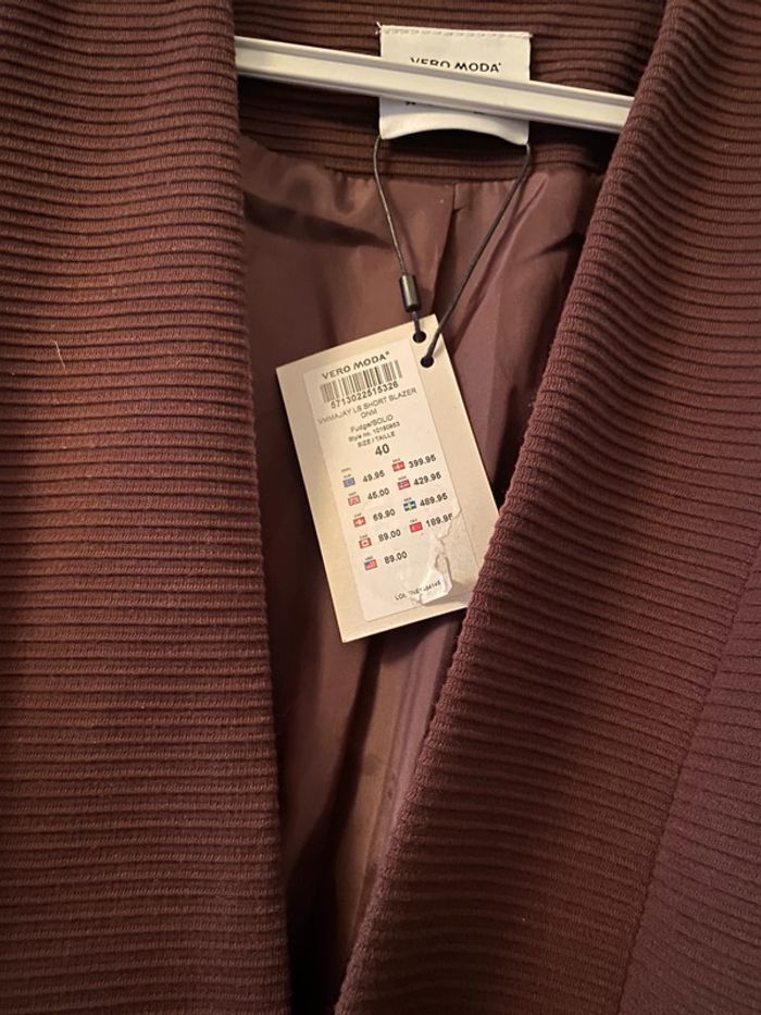 Veste blazer Vero Moda Taille 40 - photo numéro 3