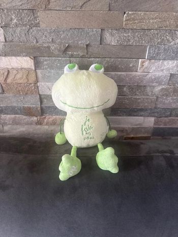 Peluche grenouille cadet Rousselle