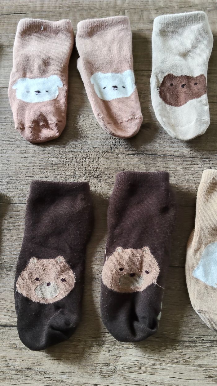 Lot de 6 paires de chaussettes antidérapantes 1-3 ans - photo numéro 3